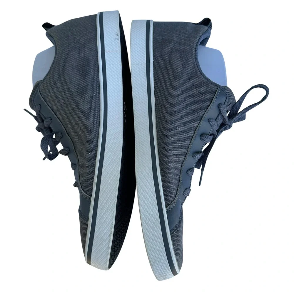 Adidas Neo Daily Mens Grey‎ Canvas Low Top Sneakers AW4592 Sz 10 Grey Streetwear